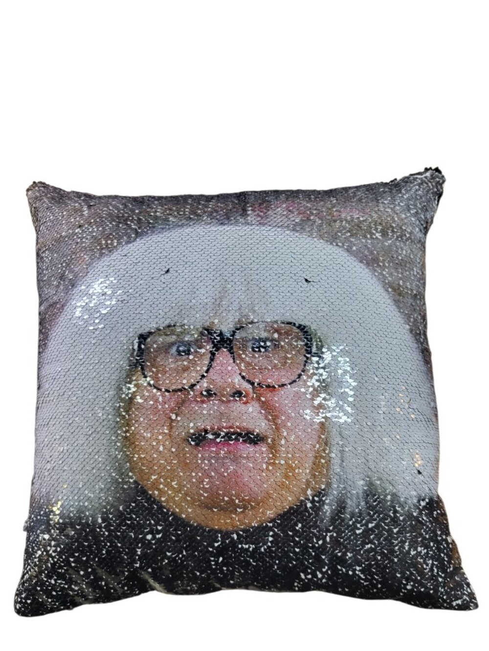 Magic Sequin-Reveal Square Couch Pillows - Danny DeVito/Frank Reynolds